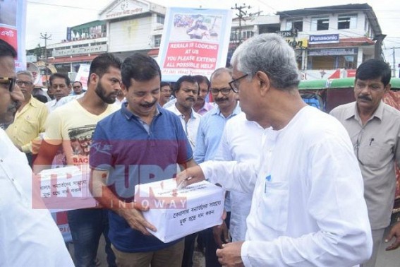 Tripura CPI-M starts donation collection for flood hit Kerala